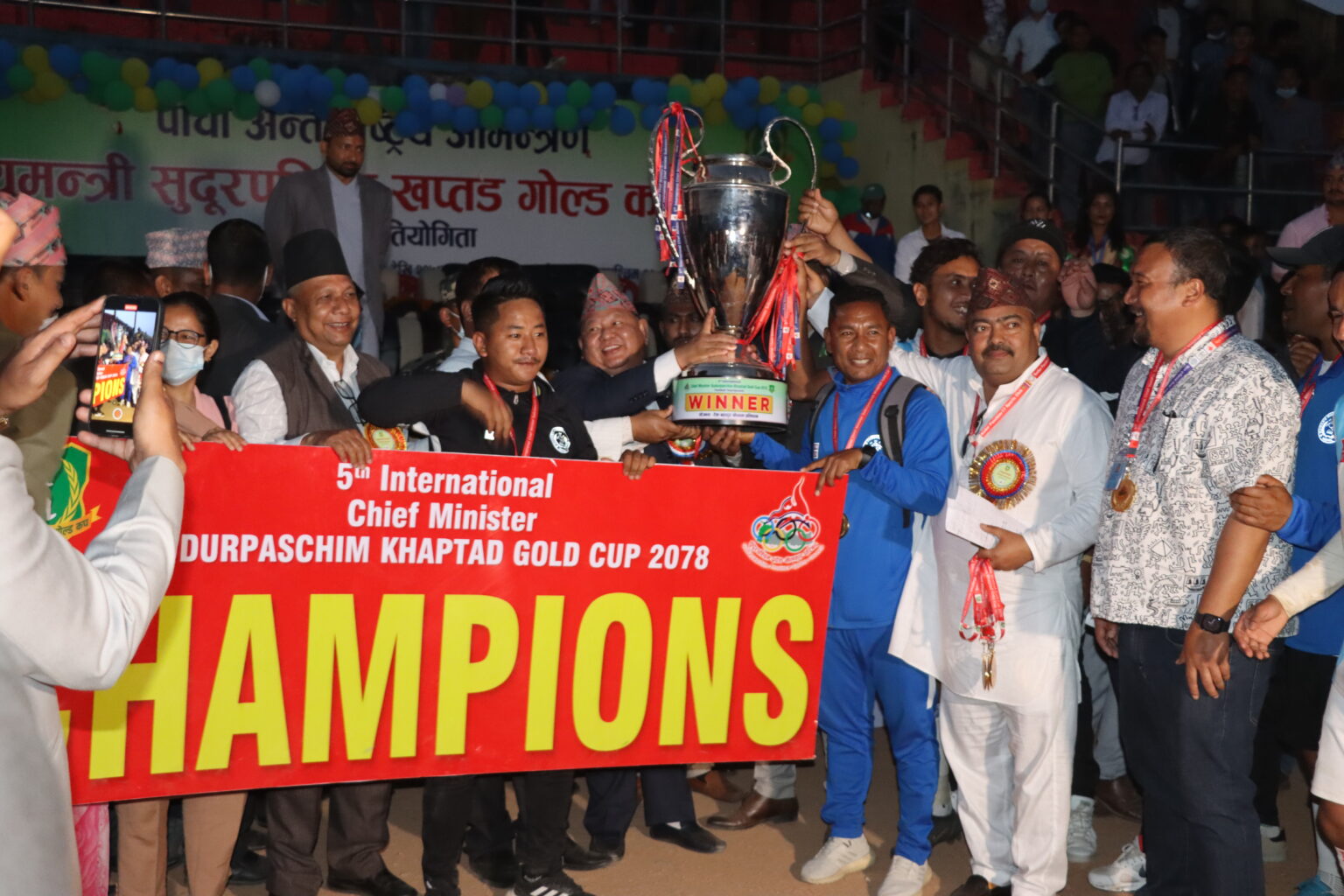 खप्तड गोल्डकपको उपाधि दोस्रो पटक पनि मनाङ मर्स्याङ्दीलाई